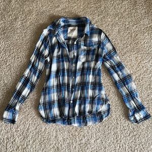 Mossimo blue flannel